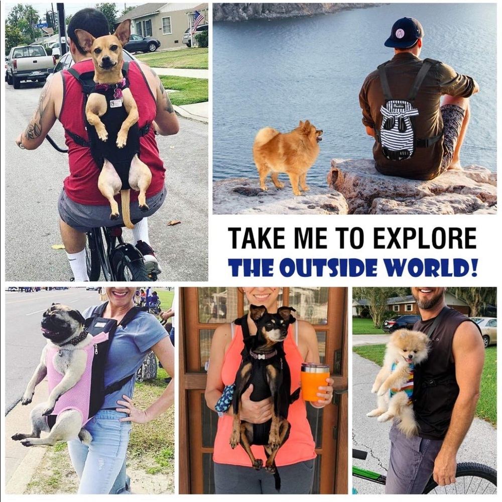 Size large dog carrier backpack brand new